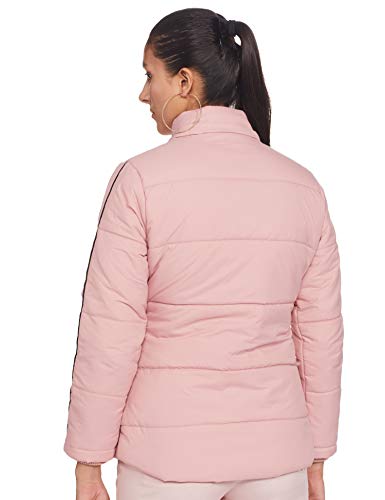 Image of Qube By Fort Collins Women's Medium-Length Bomber Jacket with Detachable Hood Stylish Winterwear for All-Day Comfort |Material: Nylon