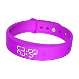 Armband Mit Vibrationsalarm – 3 Alarme, Tagesplaner, Timer | Verstellbares Alarm-Armband Für Kinder, Erwachsene, Männer, Frauen, Mädchen, Teenager, Senioren, Ältere Menschen, Bett, Reisen, Wohnheim, M