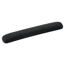 1InTheOffice Beaded Keyboard Wrist Rest Pad, Black/Gray