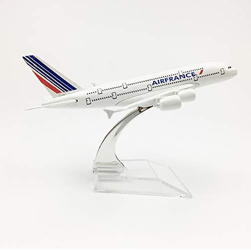Image of Toys Uncle Diecast Aeroplane Scale Model, 16 cm: (A380 France), Multicolor