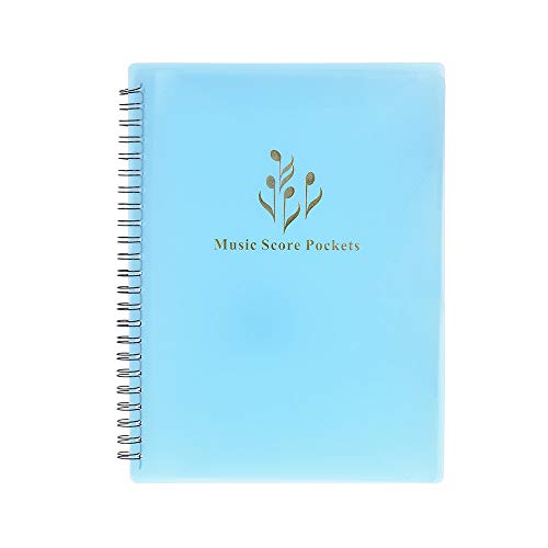 Benkeg 40ポケット付き多機能楽譜ホルダーA4サイズ紙シートドキュメントファイルオーガナイザーフォルダー