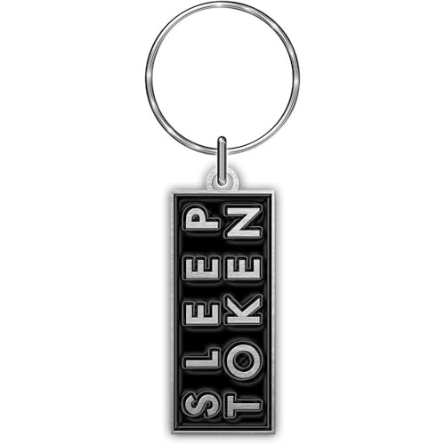 Image of Rock Off officially licensed products Sleep Token Logo Metal Key Chain