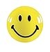 Produktbild Smiley-Magnete gelb-schwarz/klein 20 mm, Sie erhalten 8 Stück