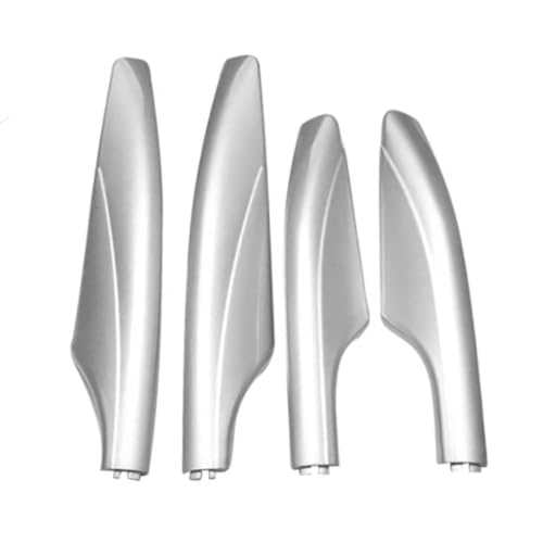Barres de toit Nissan Patrol Y62 2010-2017 argentées avec embouts de protection
