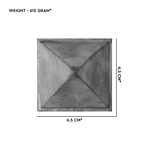 Image of Zinc Pyramid | Vastu Remedy | Yantra for Healing | Zinc Solid Pyramid for Positive Energy (Pack of 1)