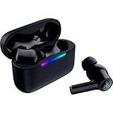 Razer Hammerhead V3 X HyperSpeed Wireless Gaming Earphones, in-Ear Type, 2.4 GHz Bluetooth, Large Dynamic, 0.4 inch (11 mm) Audio Driver, Custom Eartips, USB C, Charging Case with Microphone, PC, Mac
