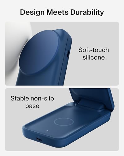 Image of Belkin Qi2.2 25W Wireless 2 in 1 Foldable Fast Charging Station for iPhone