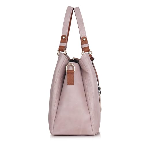 Image of Lady Quinton Women's Striped Line Handbag for Women| Ladies purse | Stylish Shoulder Bag | Gift for Women