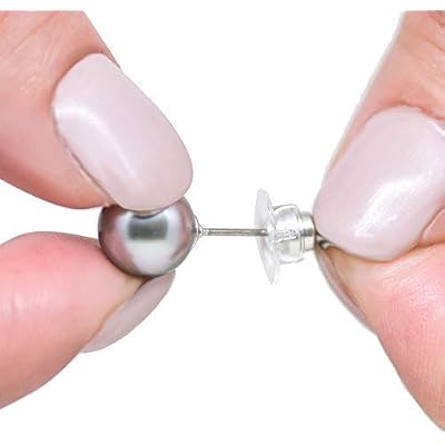 Chrysmela Most Secure Earring Back Replacement with Support Disc. Rose Gold. Earring Lifter for Screw Backs Threaded Post. Automatic fit, Lock and Lift with Patented Technology