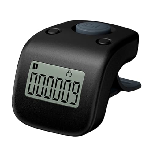 JOINPAYA Finger Tasbih Counter Digital Silent Counter Ring Rechargeable Silent Finger Clicker Pitch Clicker