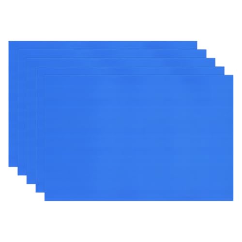 Image of M METERXITY 5-Pack Corrugated Plastic Sheets, 24 Inch x 36 Inch Waterproof Blank Corrugated Poster Board Yard Signs for Garage Sale /Office /Classroom /Party /Lawn Sign Road [5mm Thick, Blue]