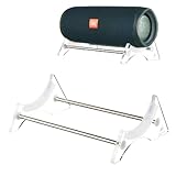 JBL Flip7/6/5/4 ブルートゥースサウンド 対応 スピーカースタンドホルダー透明ショースタンド アクリルディスプレイシェルフサポート クレードルブラケット (transparent)