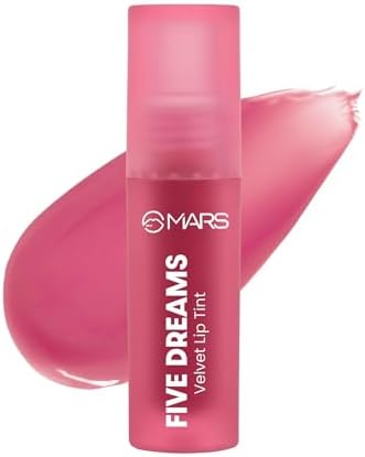 MARS Love Track Velvet Lip Tint (2.8ml) (FIVE DREAMS) | Velvet Matte Finish | Non-Sticky & Lightweight | Highly Pigmented | Comfortable Wear