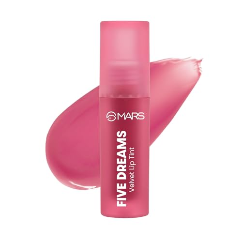 MARS Love Track Velvet Lip Tint (2.8ml) (FIVE DREAMS) | Velvet Matte Finish | Non-Sticky & Lightweight | Highly Pigmented | Comfortable Wear | 6 Flattering Shades