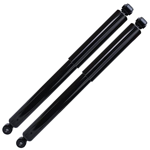 Image of Detroit Axle - 4WD Rear Shock Absorbers for 97-04 Dodge Dakota, 98-03 Durango, Complete 2 Shock Absorbers Assembly Pair Set 1998 1999 2000 2001 2002 2003 Rear Replacement