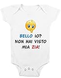 Photo Gallery t-shirteria body neonato zia bello io? non hai visto mia zia maschietto divertente frasi sorriso Photo Gallery t-shirteria body neonato zia bello io? non hai visto mia zia maschietto divertente frasi sorriso
