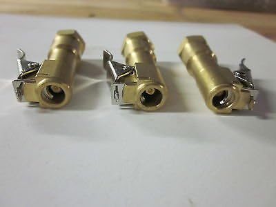 ~ 25 ~ Straight Brass Lock-ON TIRE INFLATOR AIR Chucks
