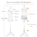 HOMBOUR Female Dress Form Mannequin Torso, Pinnable Mannequin Body, Height Adjustable Seamstress Manikin with Stand for Sewing, Display, Camel