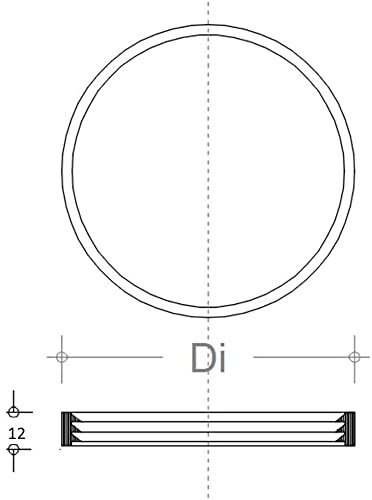 NOVA ITALF Silikondichtung, Dichtung, Silikondichtmasse, Schwarz, wasserdicht, Paste, Kamin, Schornstein, Kessel, Pelletofen, max. 200 °C, Silikon, 1 Stück