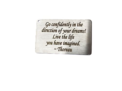 Wallet : Go Confidently, Keychain accessories, Purse accessories, Card, Brass card, Nickel polishing, Engraved card, Cocktail card.