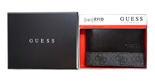 Guess Men's Bifold Wallet RFID Passcase Credit Card ID Black3