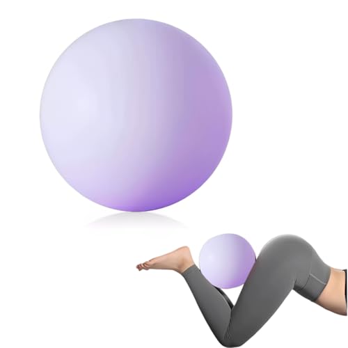 DULFAX Pelota de Pilates, Yoga y Fitness, 25cm, Mini, 1 unidad, PVC, Violeta