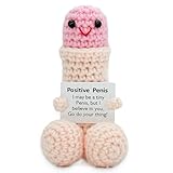 Pocket Hug Penispuppe Glücksbringer Geschenke, Glück Penis Positive Geschenke, Positive Kartoffel Deutsch Ersatz, Lustige Geschenke, kleines Geschenk für Männer und Frauen
