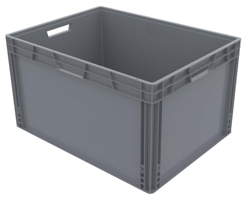 Solent Plastics 65 Litre Recycled Euro Plastic Stacking Container