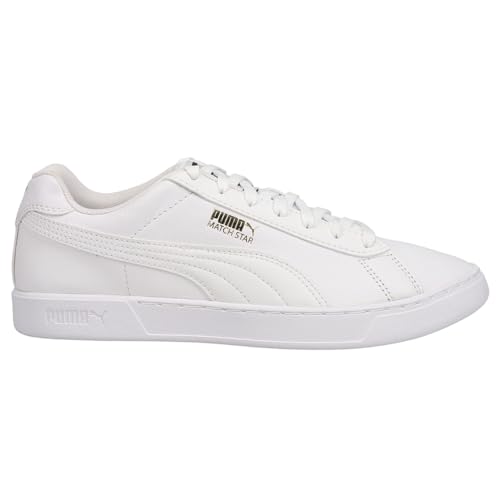 PUMA Mens Match Star Lace Up Sneakers Shoes Casual - White2