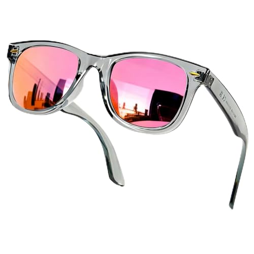 Image of SIPHEW Polarized Sunglasses for Women & Men - UV400 Mirrored Beach Eyewear, Designer Unisex Fashion Sunglasses w /Medium Fit