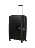 American Tourister Aerostep - Spinner L, Valigia Espandibile, 77 cm, 101.5/109 L, Nero (Black)