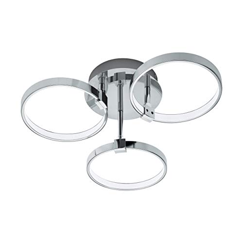 Preisvergleich Produktbild EGLO NEBREDA Deckenleuchte, Stahl, 16.8 W, chrom