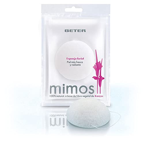 Beter –Esponja facial de konjac, natural y...