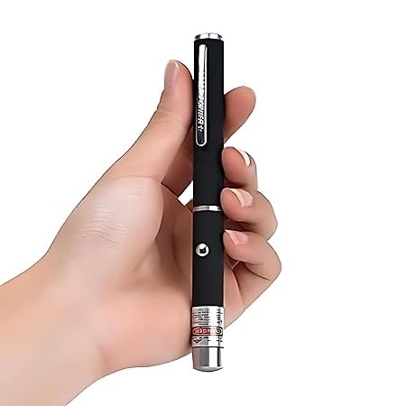 Multipurpose Laser Light Disco Pointer Pen Laser Beam with Adjustable Antenna Cap to Change Project Design for Presentation for Kids Best Gift