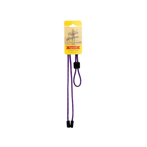 Peeper Keepers Eyeglass Retainer & Sunglass Holder Supercord Adjustable, Purple Multi, 1pk - Thumbnail 2