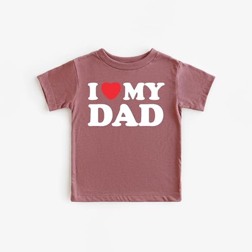I Love My Dad Shirt, Father's Day Kids Shirt, Toddler Shirt, Daddy Heart Shirt, Happy Father's Day Shirt2