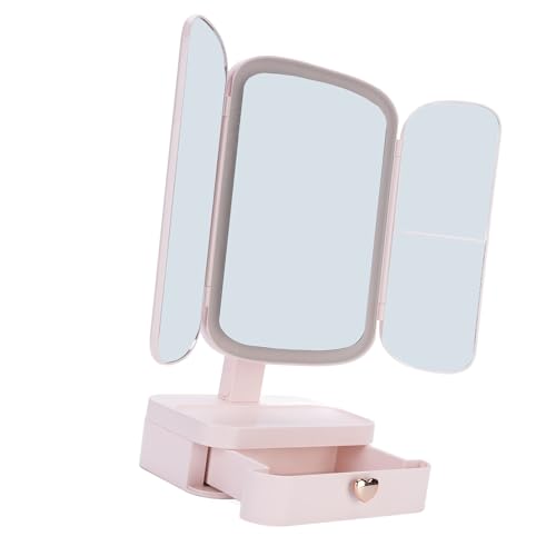 Espejo de Maquillaje Cuadrado LED de Escritorio ZJchao miniatura 4