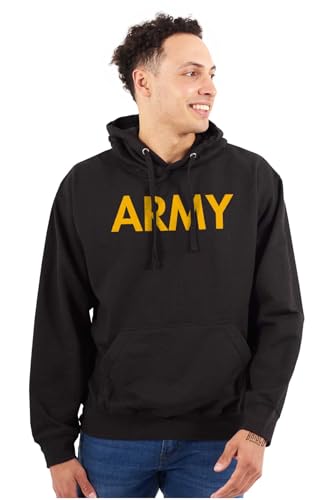 Brisco Brands Army Military Physical Training PT Exercise Workout Hooded Sweatshirt3