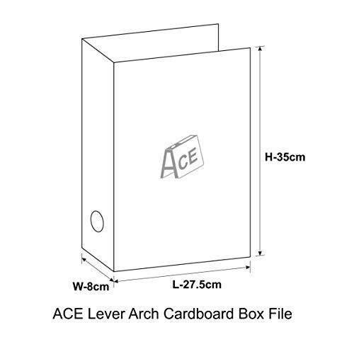 Image of Cardboard Lever Arch Box File (Pack of 4)