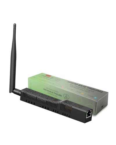 SMLIGHT SLZB-06MG24 Zigbee 3.0 to Ethernet,USB,and WiFi Gateway Coordinator with PoE,Universal Gateway for Home Assistant/ Zigbee2MQTT/ZHA,Wireless Zigbee 3.0 USB Adapter