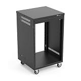 AxcessAbles 16U AV Case with Wheels