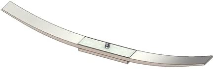 DAYTON PARTS 46-1359 Leaf Helper Spring Rear, Single Leaf, 3 in. Width, OEM A1616066000