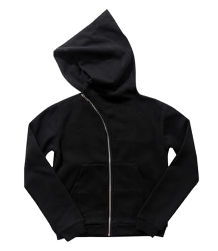 Men Jackets Hooded Fashion Wizard Cape with Diagonal Zipper Cardigan - image 6