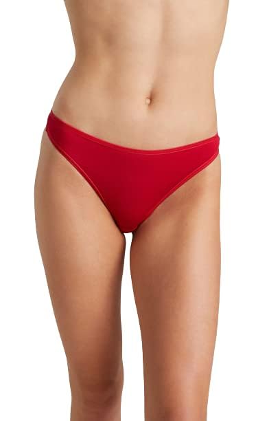 Image of Women's Daily Use Lightweight V-Back G-String Cotton Blend Thong Panties