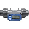 Garden Home Cold Water Meter Flow Meter Electronic LCD Digital Display Flowmeter DN25-80 ZJLCD-BT01 Pipe (Size : DN25, Color : with Cable)