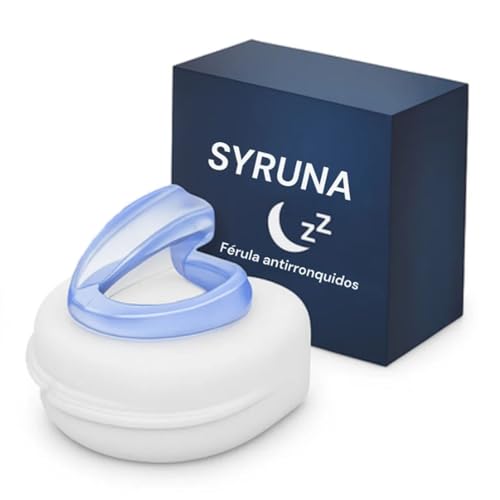 Syruna - Férula Bucal, Syruna Boquilla Antironquidos, Protector Bucal Antirronquidos Para Dormir, Dispositivo Anti-Ronquidos Suave Y Eficaz, Silencio Nocturno Para Un Descanso Reparador(1pc)