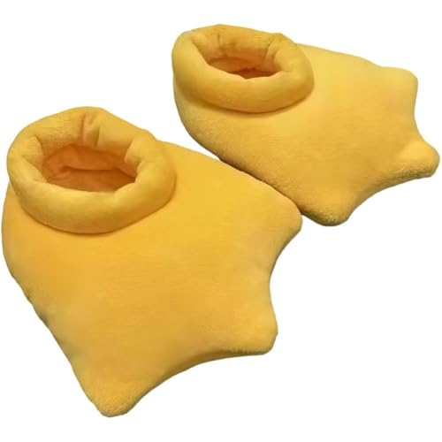 Plush Duck Feet Slippers, Unisex Soft Winter Warm Shoes Animal Paw Claw Shoes Indoor House Slippers Cosplay Accessories - Main Image