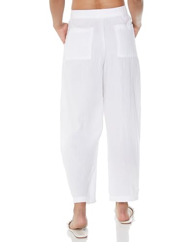 Image of Gap Women Solid Relaxed Fit Full Length Trousers