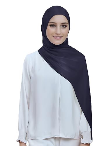 Lina & Lily Sheen Shimmer Women's Crepe Scarf Shawl Wrap Head Hijab Lightweight2