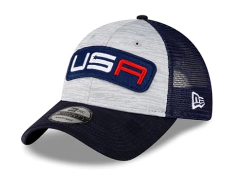 New Era New Men's Gray/Navy 2023 Ryder Cup Friday Round 9TWENTY Snapback Golf Hat